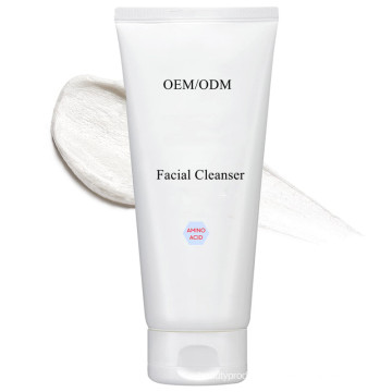 OEM acne treatment amino acid face wash